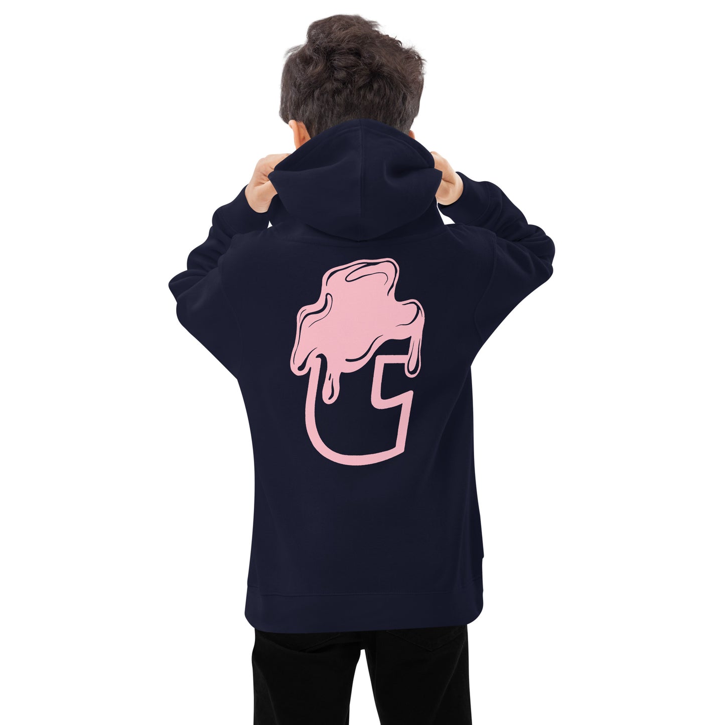 Dirty T Hoodie - Kids Bubblegum