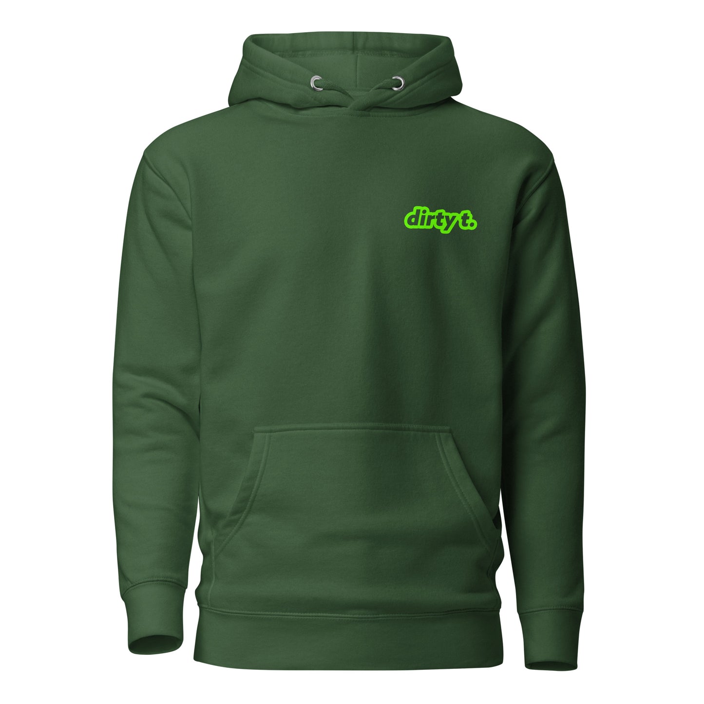 Dirty T Hoodie - Slime Green